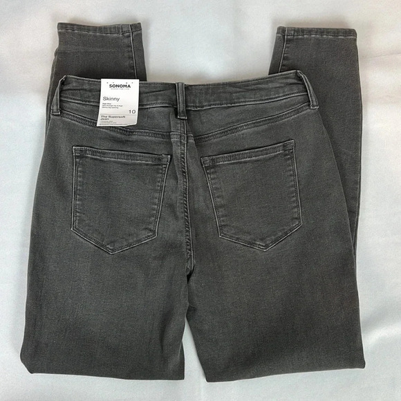 Sonoma NEW High Rise Skinny The Supersoft Jean Size 10 - Picture 2 of 10